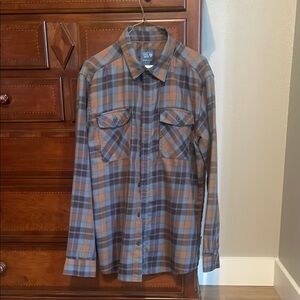 Plaid Button-Up Shirt